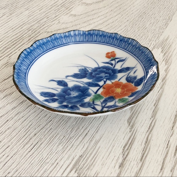 Japanese Cloisonné Dish Decorative Vintage Antique - Picture 3 of 5
